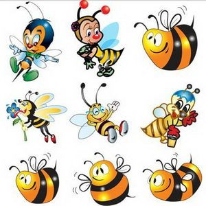 honey bees cartoon - Google Search