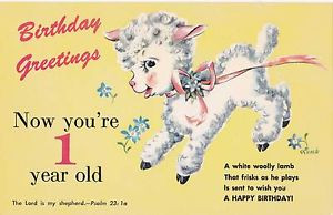 ... -Happy-Birthday-One-Year-Old-Postcard-w-Bible-Quote-Psalm-23-1-LAMB