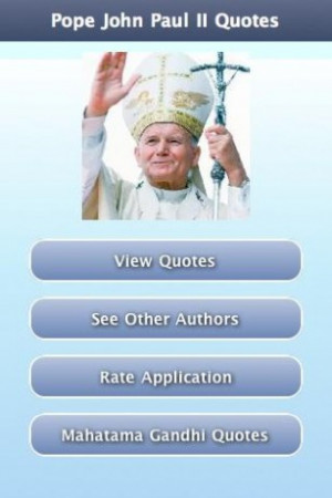 View bigger - Pope John Paul II Quotes for Android screenshot