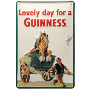 Home Guinness Guinness Horse and Cart Metal Sign