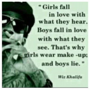 Why Girls Wear Makeup & Boys Lie