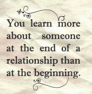 End of relationship
