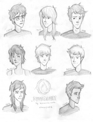 Characters of Divergent by choco-junk