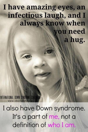 quote about Down Syndrome.Inspiration, Disabilities, Down Syndrome ...