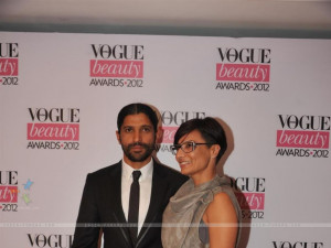 Farhan And Adhuna Akhtar At Vogue Beauty Awards 2012 Hotel Taj