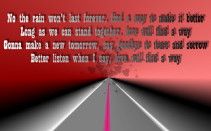 ... Will Find A Way - Christina Aguilera Song Lyric Quote in Text Image
