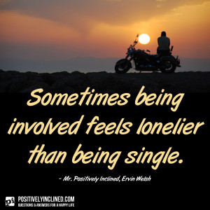 Being Single And Lonely