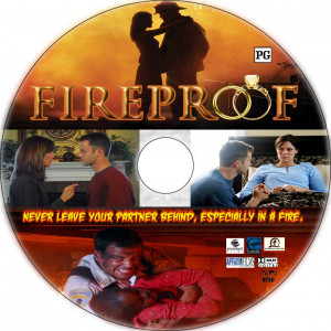 Fireproof (2008) R1 Custom DVD label