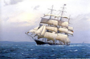 odysseus sets sail