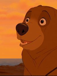 ... into a bear, magically. I was lifted into the sky by my brother