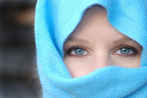 ... beautiful girl with blue eyes blue eyes girl wearing blue dupata blue