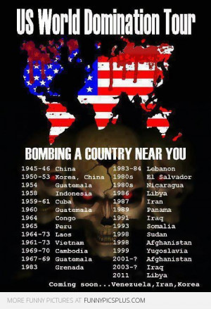 USA – Bombing a country near you