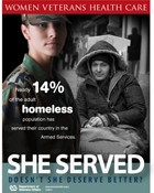 of adult homeless population are veterans. 20% of the male homeless ...