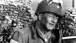 ... John Wayne) in the WWII military motion picture The Longest Day (1962