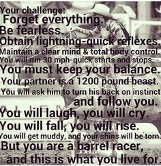 don't run barrels much, but this is pretty neat! I love my sport and ...