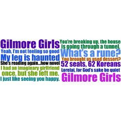 gilmore girls quote 1 athletic t shirt back