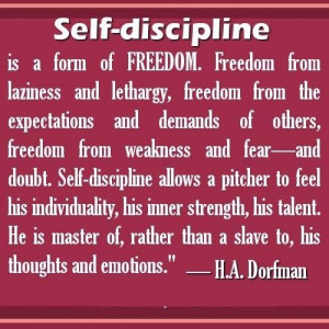 self discipline quote