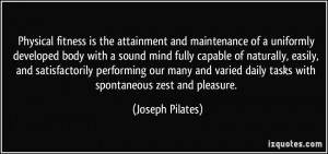 More Joseph Pilates Quotes