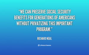 We can preserve Social Security benefits for generations of Americans ...