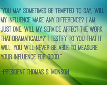 Missionary Quote LDS Mormon Prophet President Thomas S Monson Instant ...
