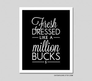 girly bathroom decor, rap lyrics art, inspirational print, black and ...