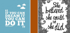 Image sources: Walt Disney , Believe