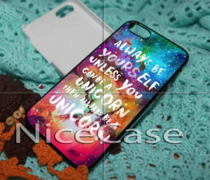 Unicorn Quote Galaxy Nebula Samsung Galaxy S3 Case Cover