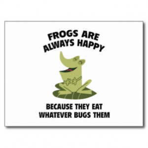 Funny Frog Sayings Post Card Templates, Funny Frog Sayings Postcards