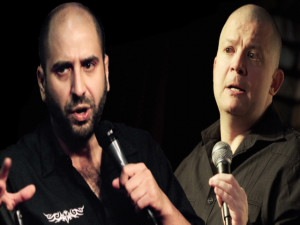 David Attel and Jim Norton foster fits of laughter on Las Vegas Strip