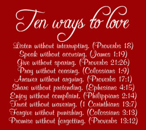 Love in the bible!!