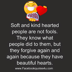 Kind hearted people are not fools!
