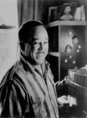 Langston Hughes pictured above in 1961 was a poet novelist