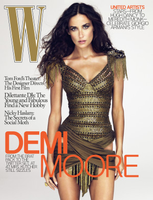 Photos And Quotes From Demi Moore in W Magazine