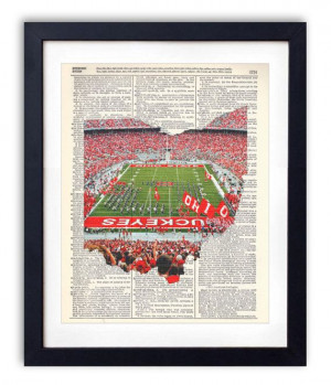 ... www.etsy.com/listing/174641156/ohio-state-buckeyes-football-stadium