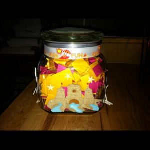 favorite gift. Quote jar from my best friend with 365 days of quotes ...