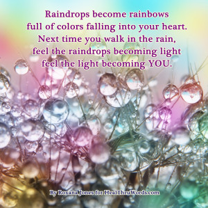 Inspirational Image: Rainbow Drops