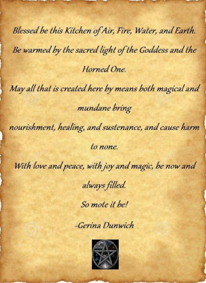Blessed Be #GerinaDunwich #WiccanBlessing