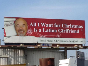 All I Want for Christmas is a Latina Girlfriend Billboard
