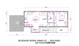 granny flat floor plan splendour