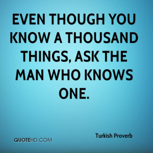 Turkish Proverb Quotes