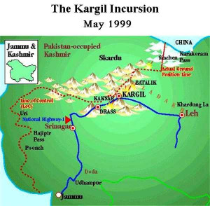 musharraf was one of the principal architects of the kargil