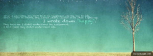 Fb quotes about life happiness is the key to life facebook cover ...