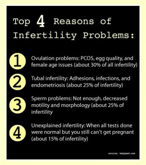 Top 4 Reasons of #Infertility Problems