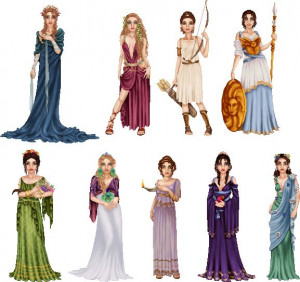 Greek Goddesses, Gods Goddesses