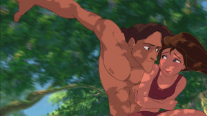 Tarzan and Jane beginning their lives together.