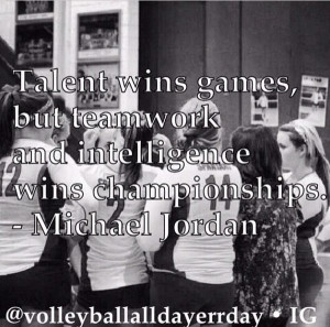 Michael Jordan team quotes volleyball