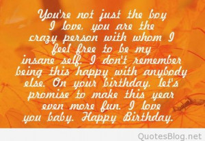 Free Quotes Pics on: Happy Birthday Quotes For Him