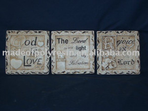 Plaster Plaques With Sayings