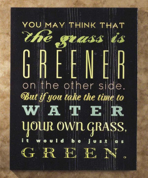 Take a look at this 'Grass is Greener' Wall Art on zulily today!