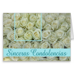 Condolences Images In Spanish Spanish sympathy card